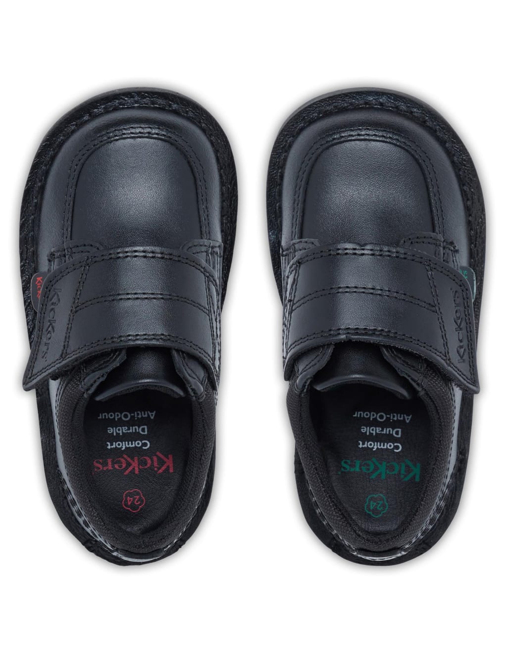 Kids' Leather Riptape School Shoes 4 of 4