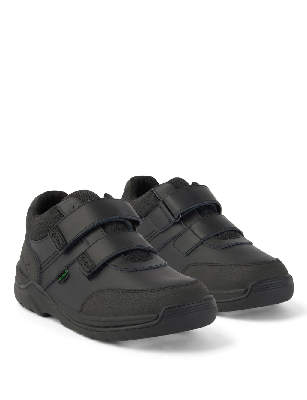 Kids' Leather Riptape School Shoes 2 of 6