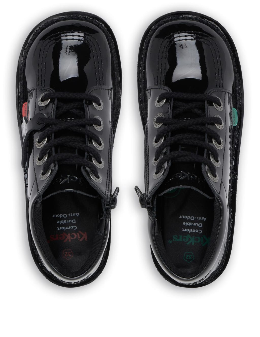 Kids' Patent High Top School Shoes 5 of 6