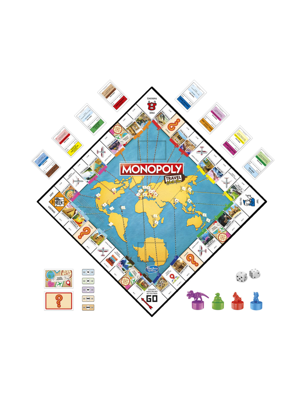 Monopoly Travel World Tour Board Game (8+ Yrs) 7 of 10