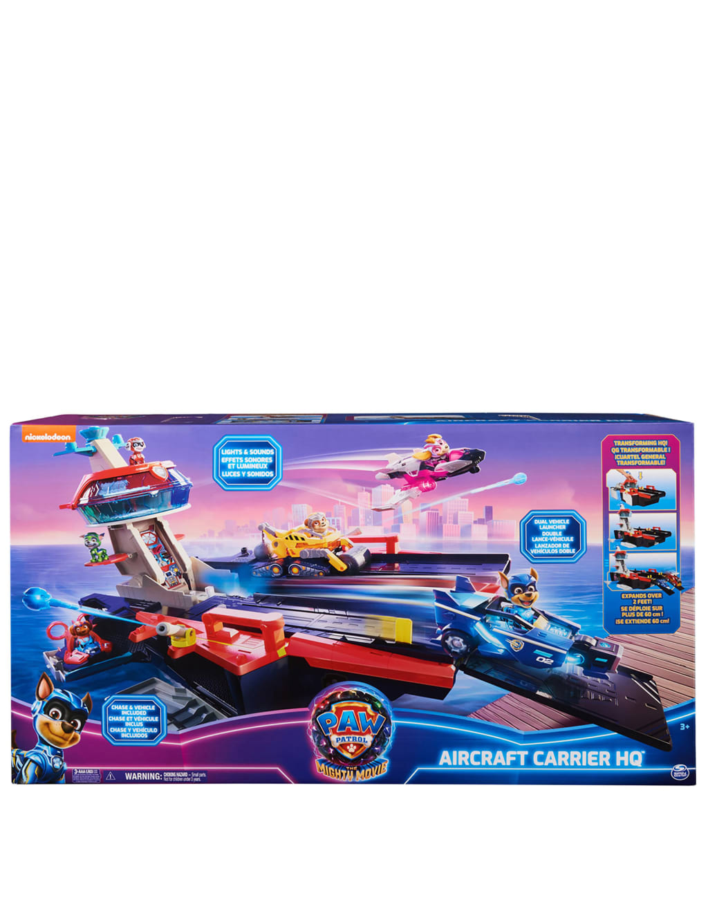 The Mighty Movie Aircraft Carrier HQ 3 Yrs Paw Patrol M S