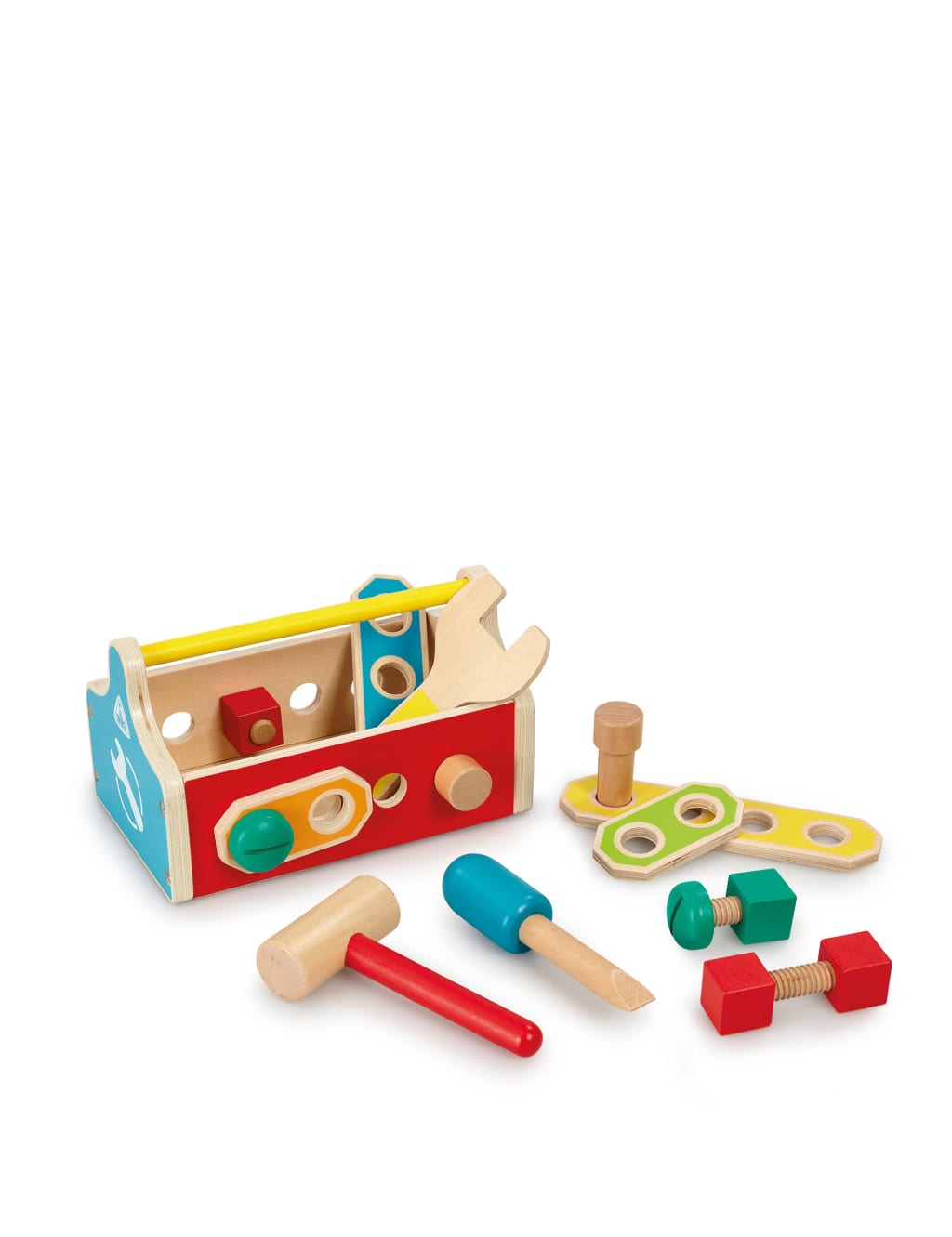 Wooden toolbox toy 2025