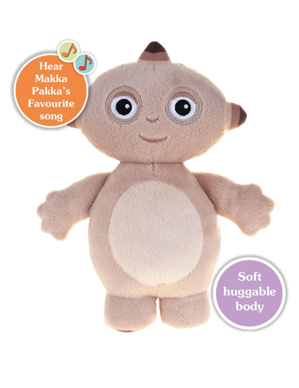 Makka Pakka Singing Soft Toy 0 10 yrs