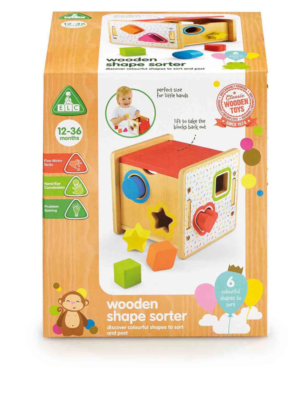 Wooden Shape Sorter (12-36 Mths) 2 of 3