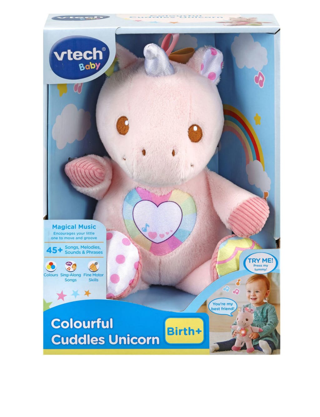 Musical Unicorn Toy 0 Yrs Vtech M S