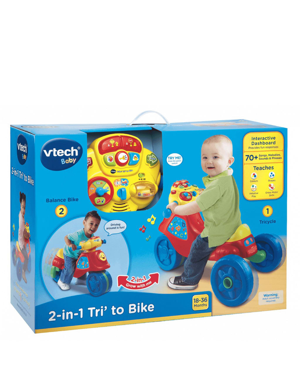 2-in-1 Tri to Bike (18 Mths - 3 Yrs) 2 of 3
