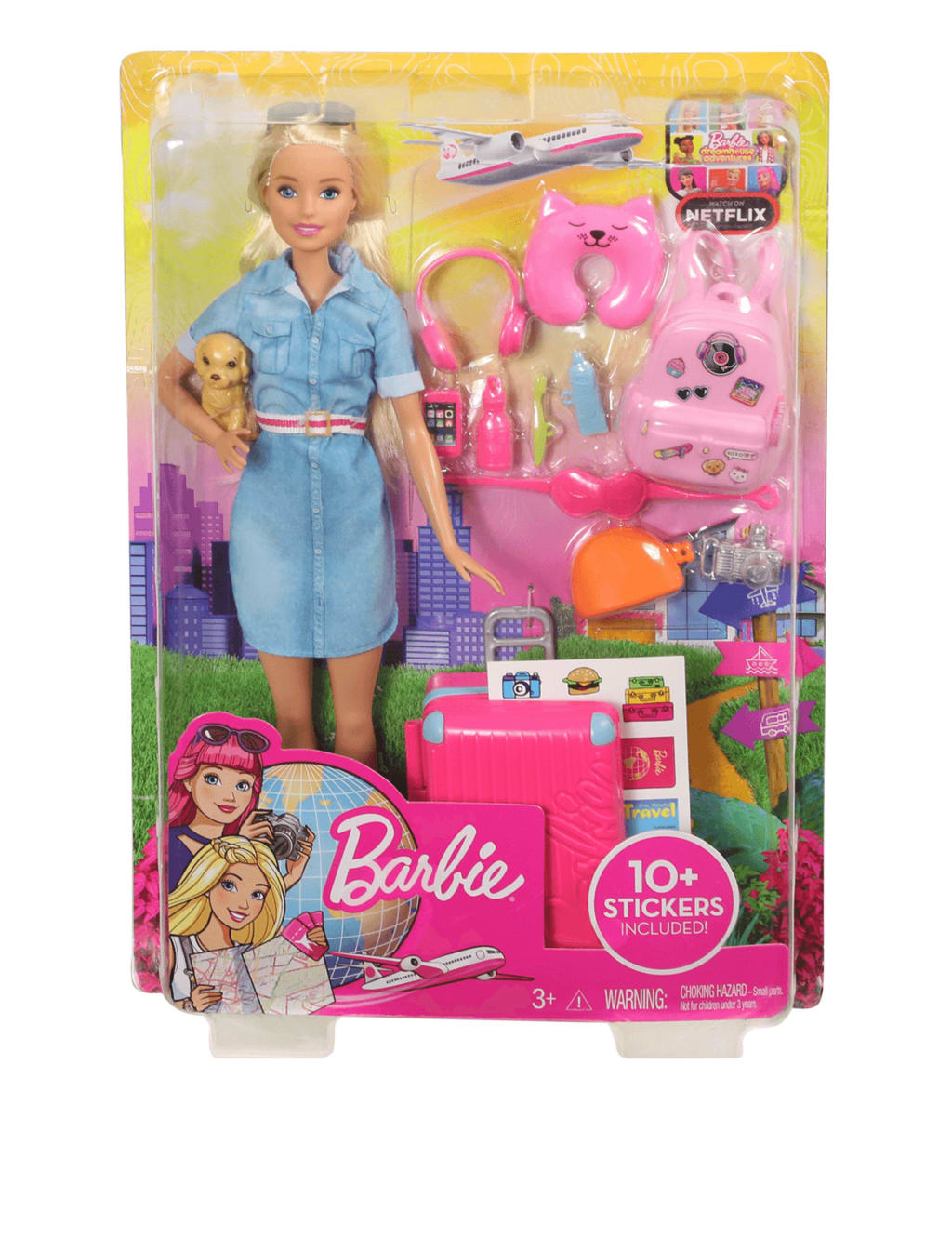 Barbie doll travel playset outlet
