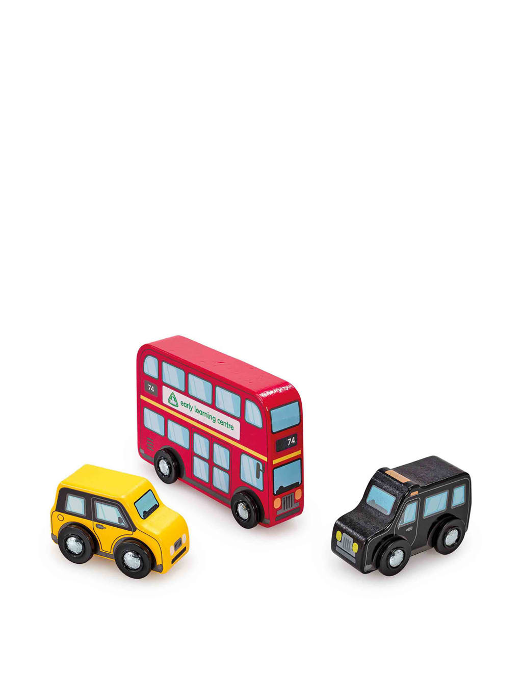 Wooden London Vehicles Set 3 Yrs Early Learning Centre M S