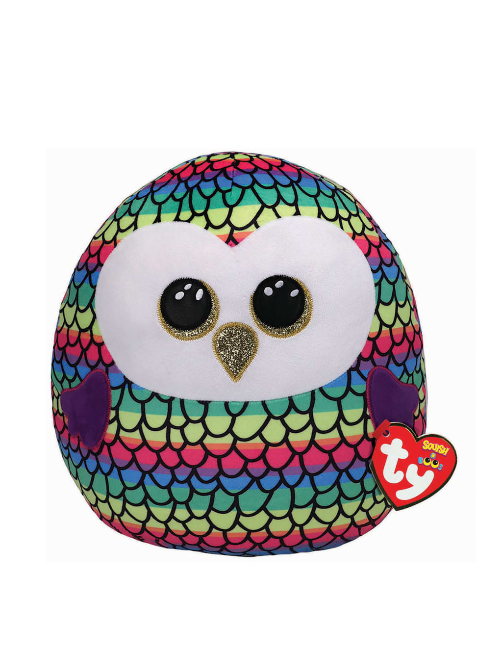 Squish a Boos Owen 35cm Soft Toy 0 3 Yrs Ty Squish A Boos M S