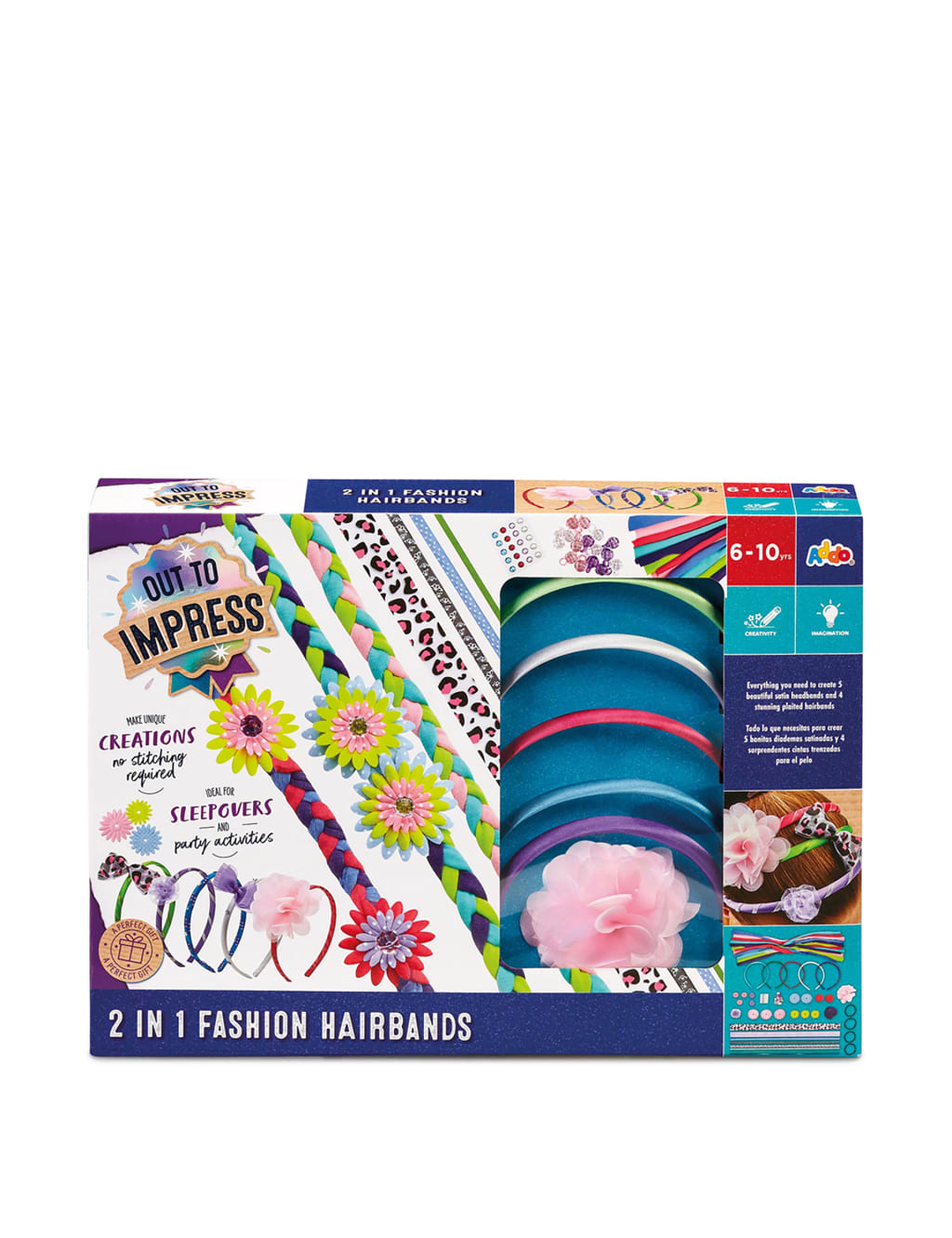 2 In 1 Fashion Hairbands Set (6-10 Yrs) 1 of 5