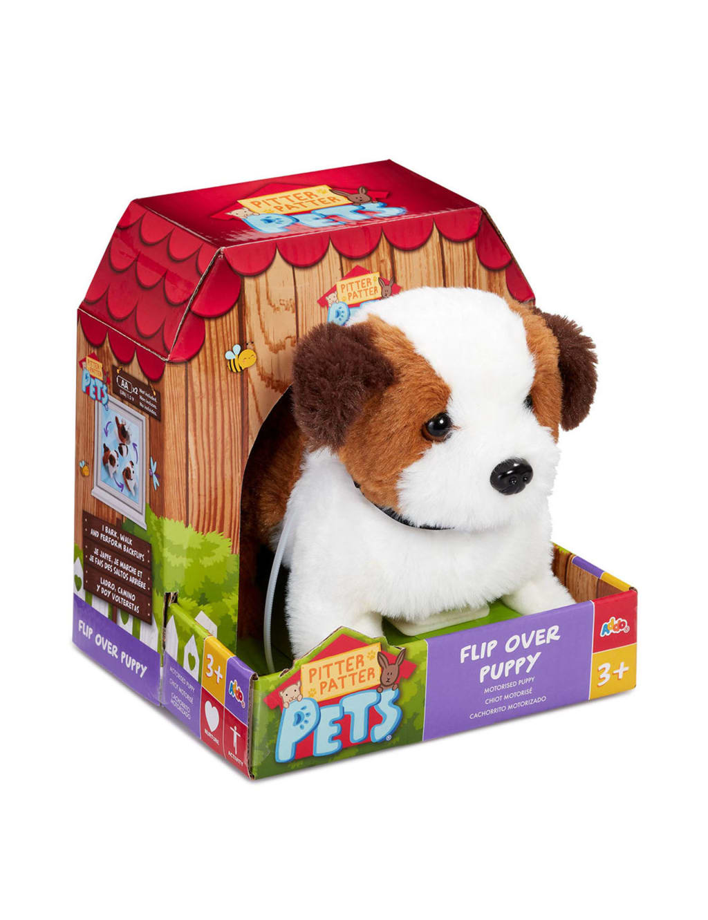 Walking barking flipping toy dog outlet