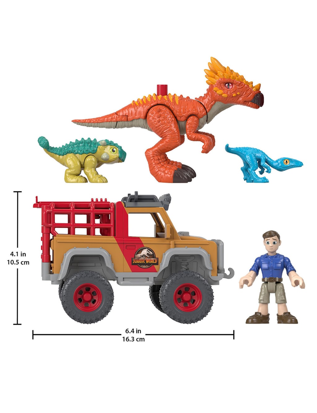 Imaginext: Jurassic World - Camp Cretaceous Vehicle, Figure and Dinos Pack 4 of 4