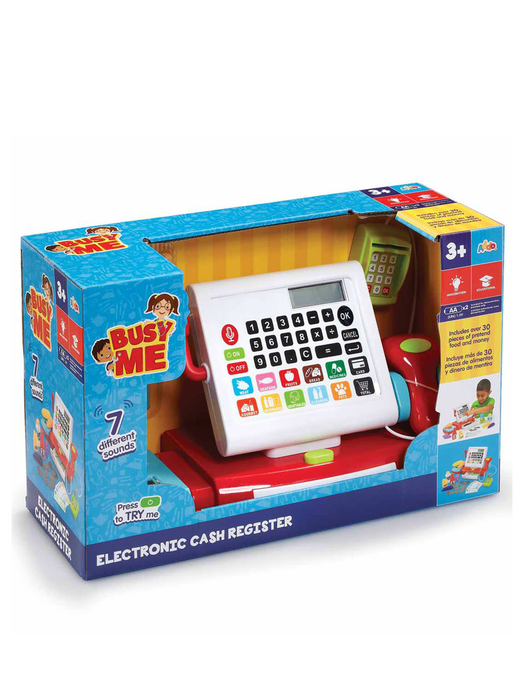 Electronic Cash Register Playset 3 Yrs Busy Me M S
