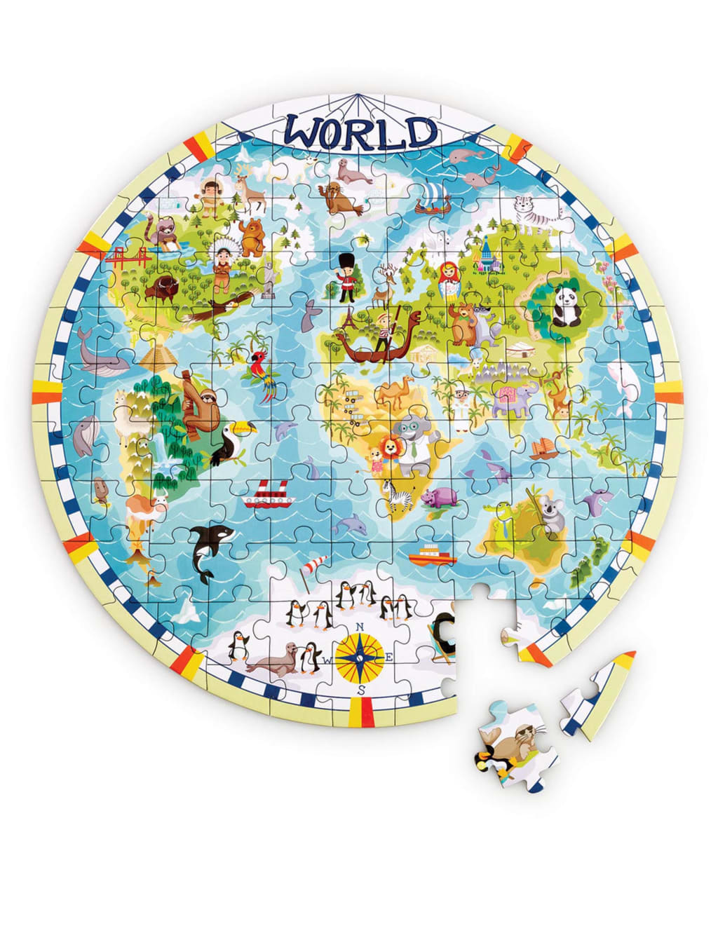 World Map Puzzle (5+ Yrs) 2 of 3