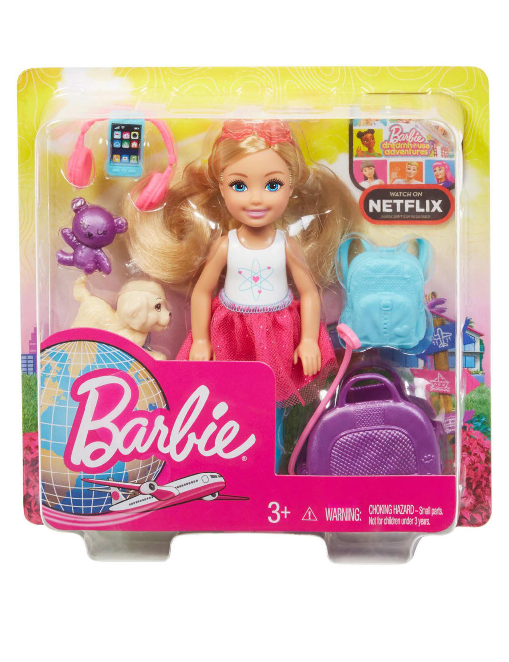 Barbie Chelsea Travel Playset 3 10 Yrs Barbie M S