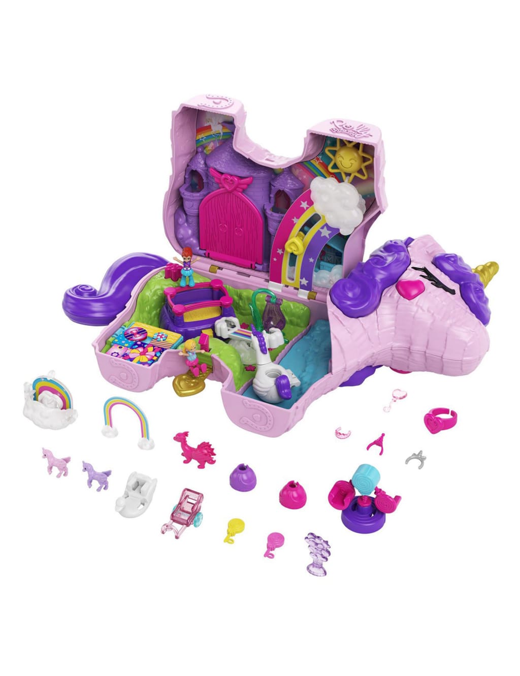 Polly Pocket Unicorn Party Playset (4+ Yrs) 1 of 3