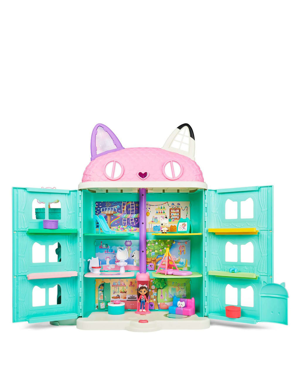 Gabby s Purrfect Dollhouse with Gabby and Pandy Paws Figures 3 Yrs Gabby s Dollhouse M S