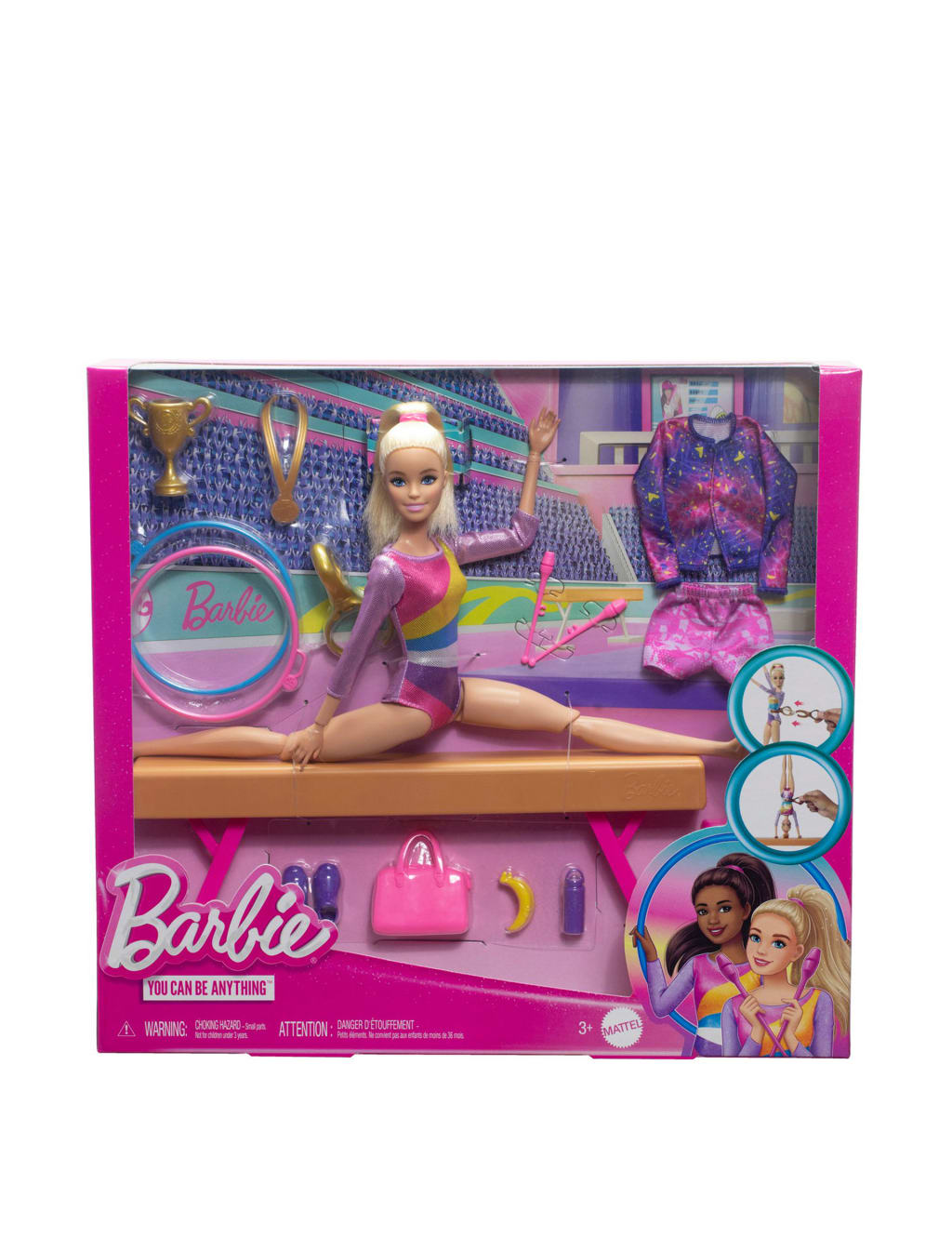 You Can Be Anything Gym Set 3 Yrs Barbie M S
