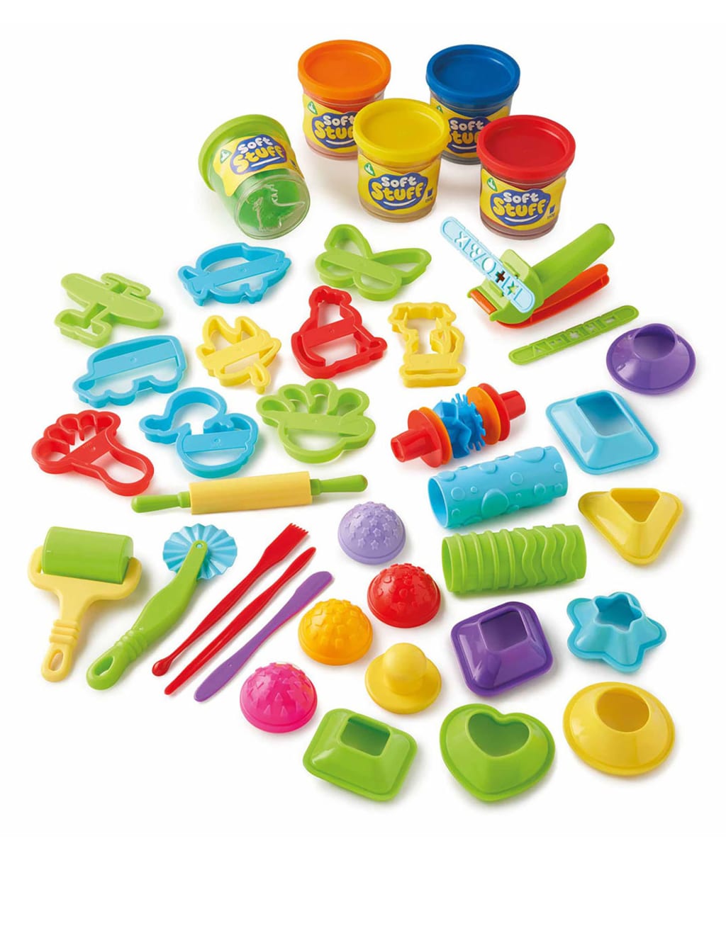 Soft Stuff 40 Piece Bumper Dough Set (3+ Yrs) 2 of 4