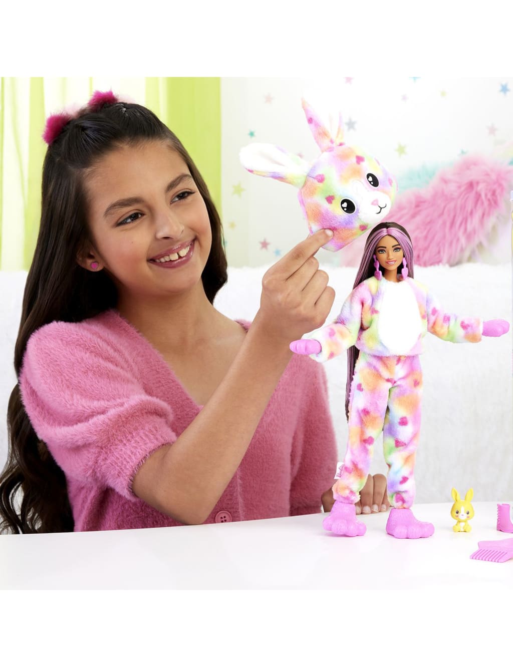 Cutie Reveal Colour Dream Series Bunny Doll 3 Yrs Barbie M S