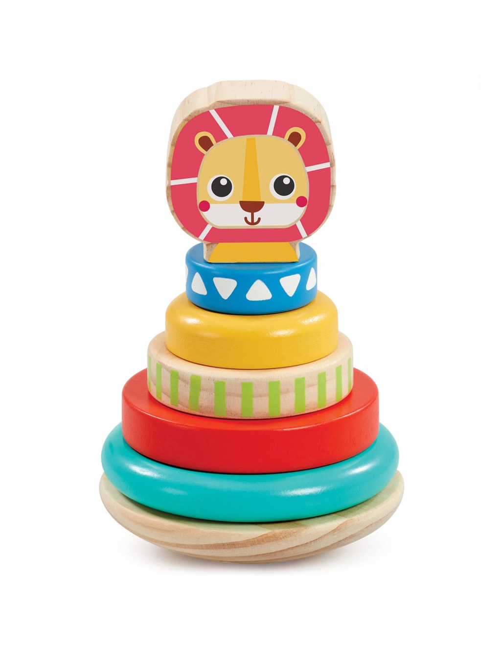 Wooden Lion Stacking Rings (1-3 Yrs) 3 of 3