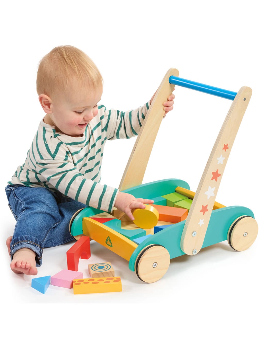 Wooden Toddle Truck and Bricks 1 3 Yrs Early Learning Centre M S