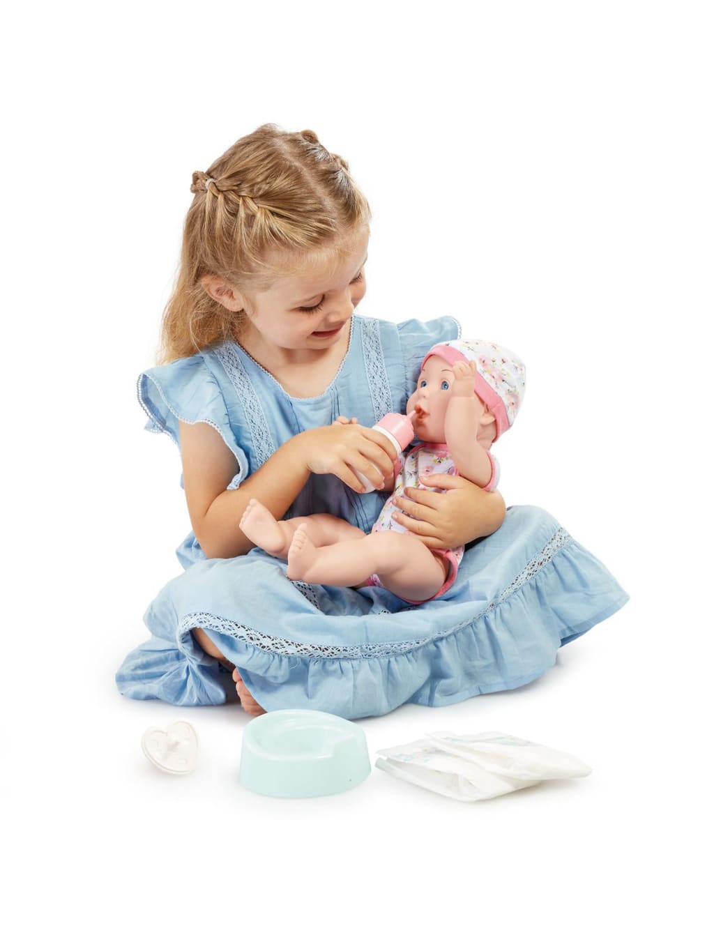 Cupcake Drink and Wet Phoebe Baby Doll 3 Yrs