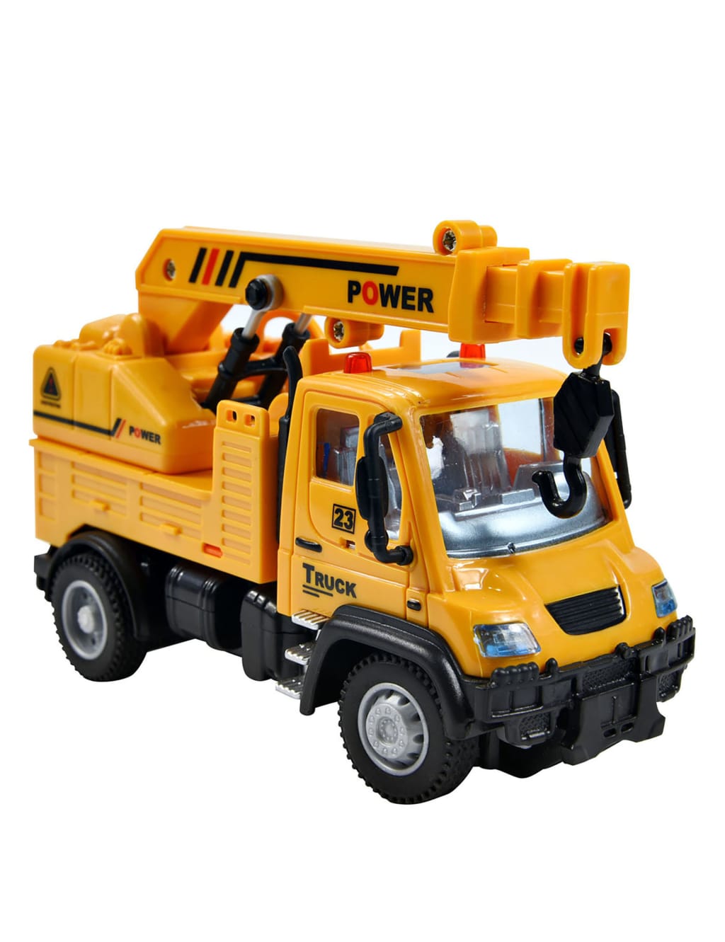 Toy crane lorry top