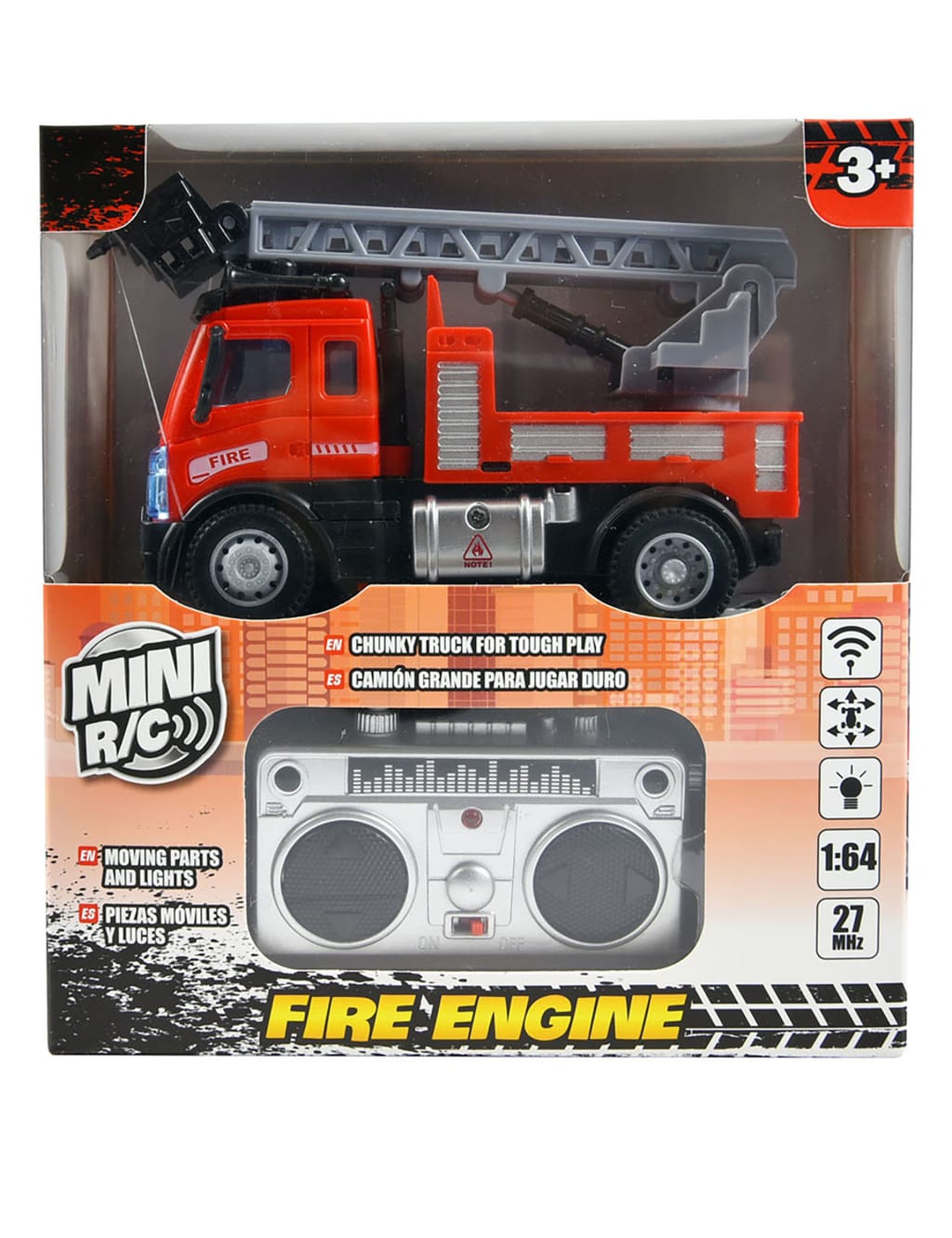 Remote fire engine store