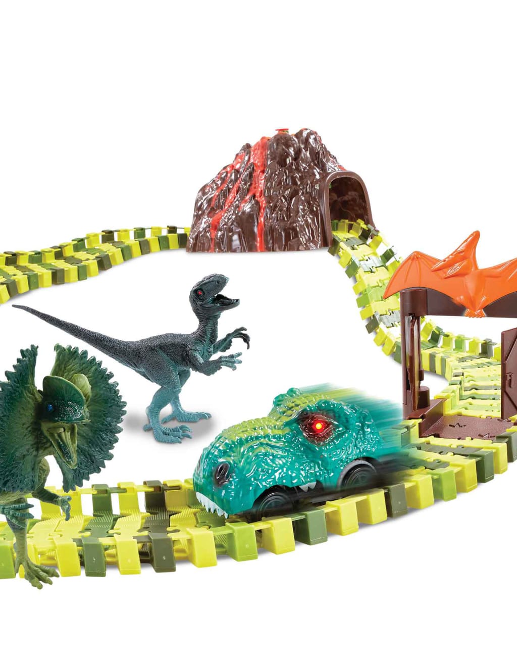 Dinosaur Volcano Set 5 Yrs Totally Tracks M S
