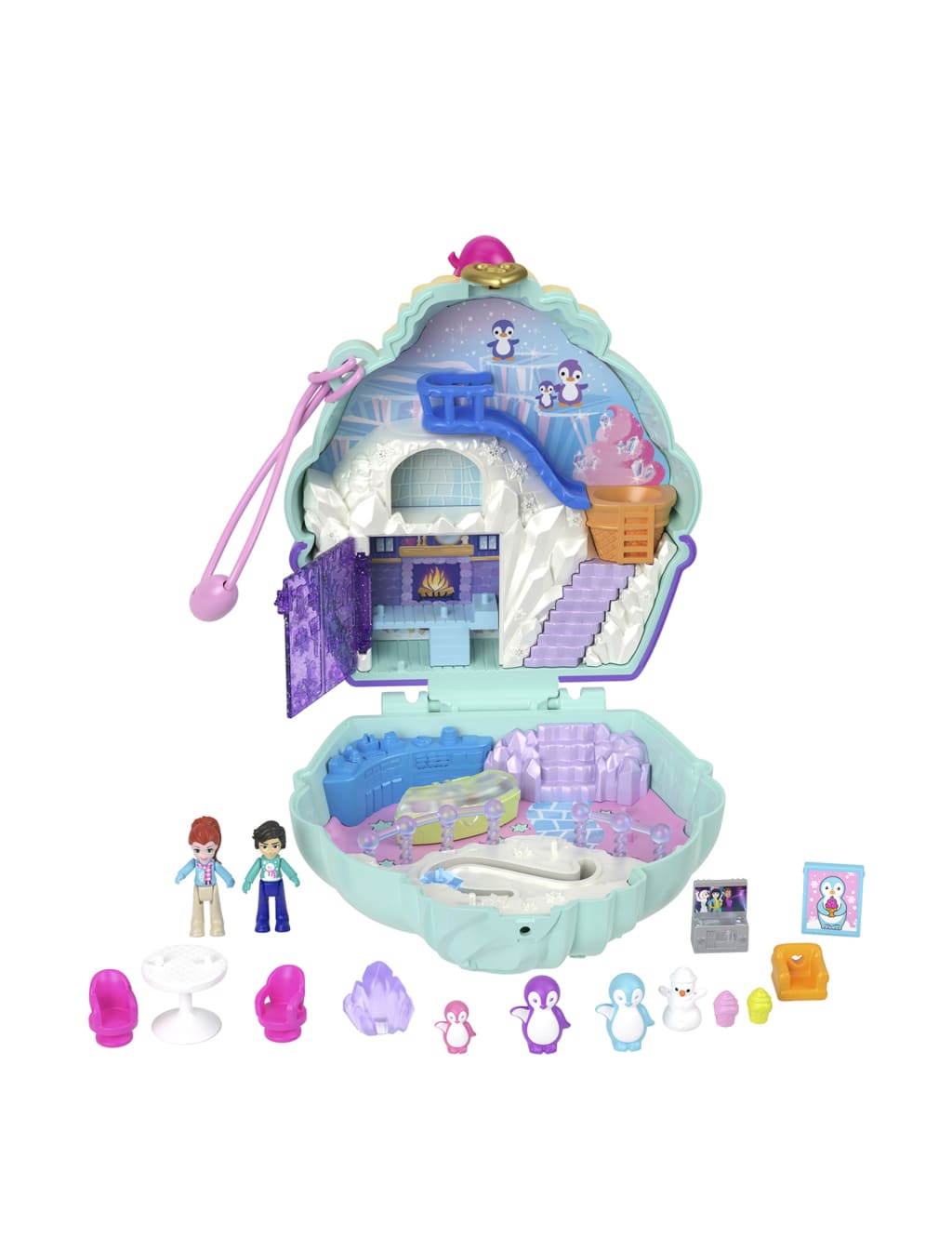 Polly Pocket Snow Sweet Penguin Playset 4 Yrs