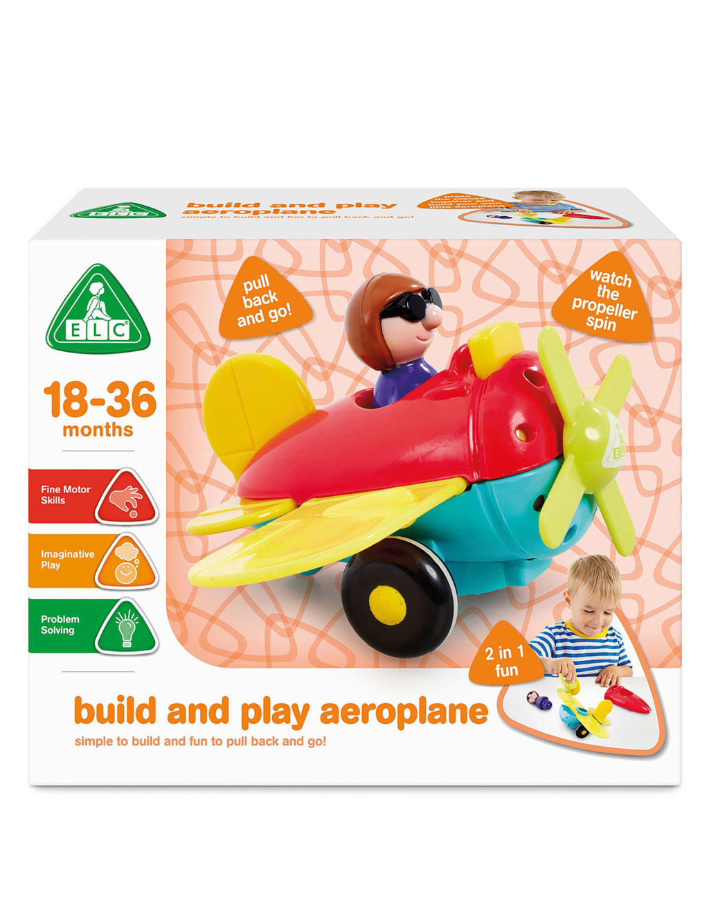 Build & Play Plane (18–36 Mths) 1 of 3