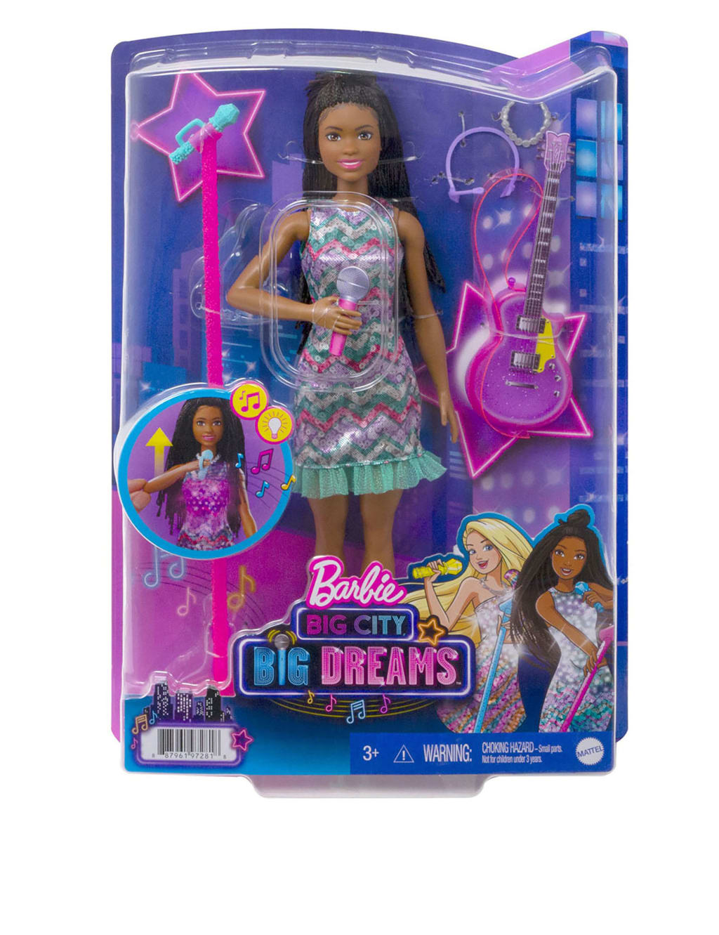 Singing Brooklyn Barbie Doll 3 Yrs