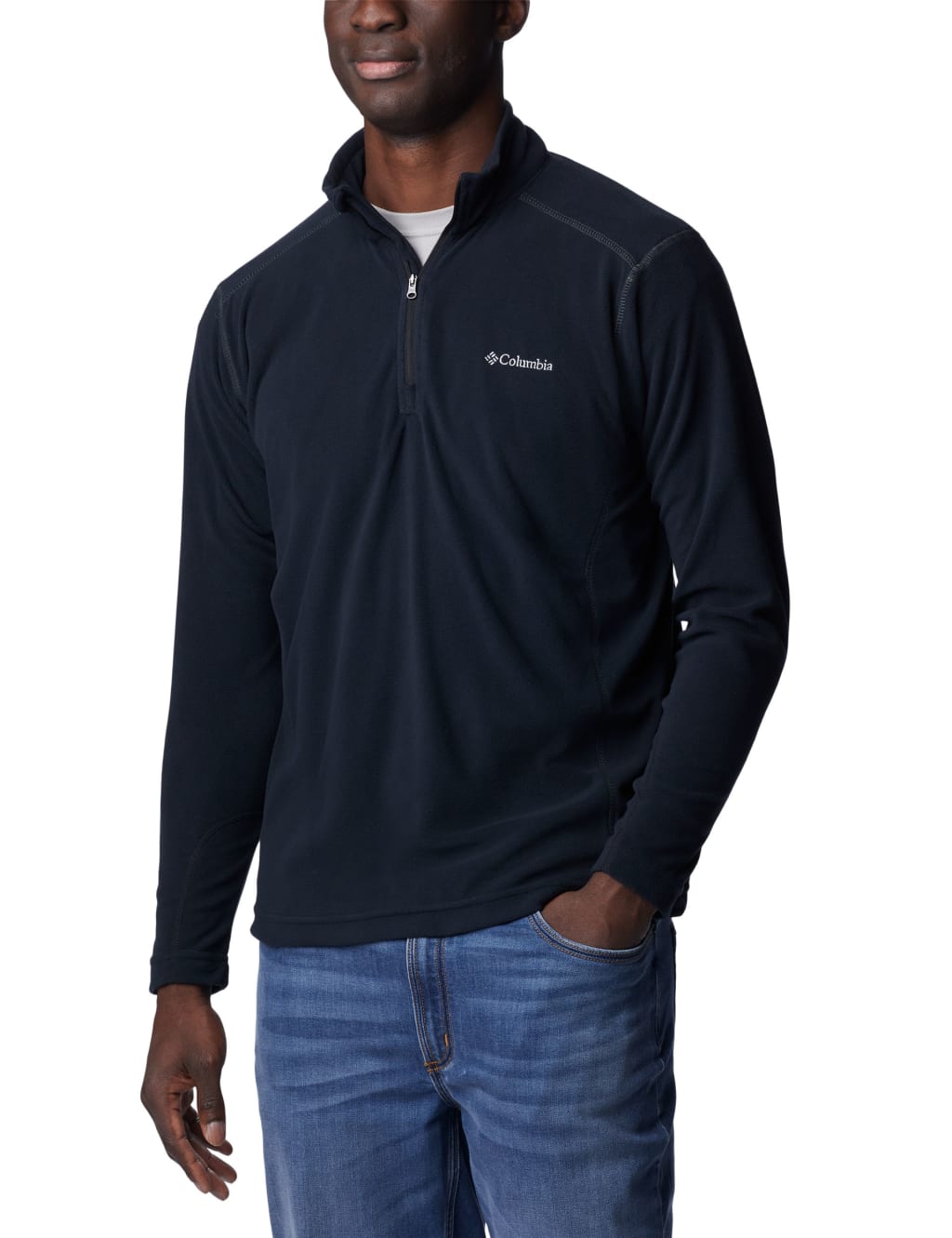 Fleece half zip jacket sales