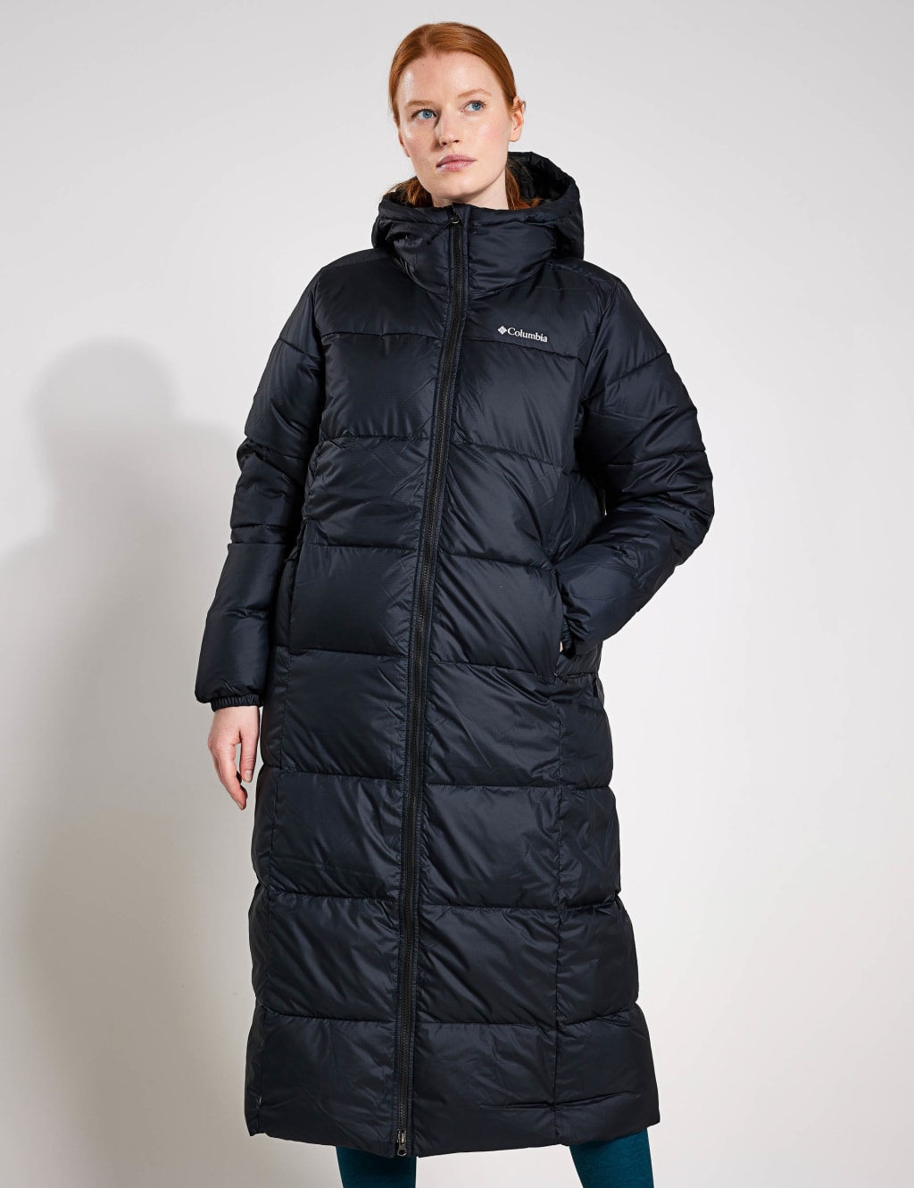 Columbia long puffer coat hotsell