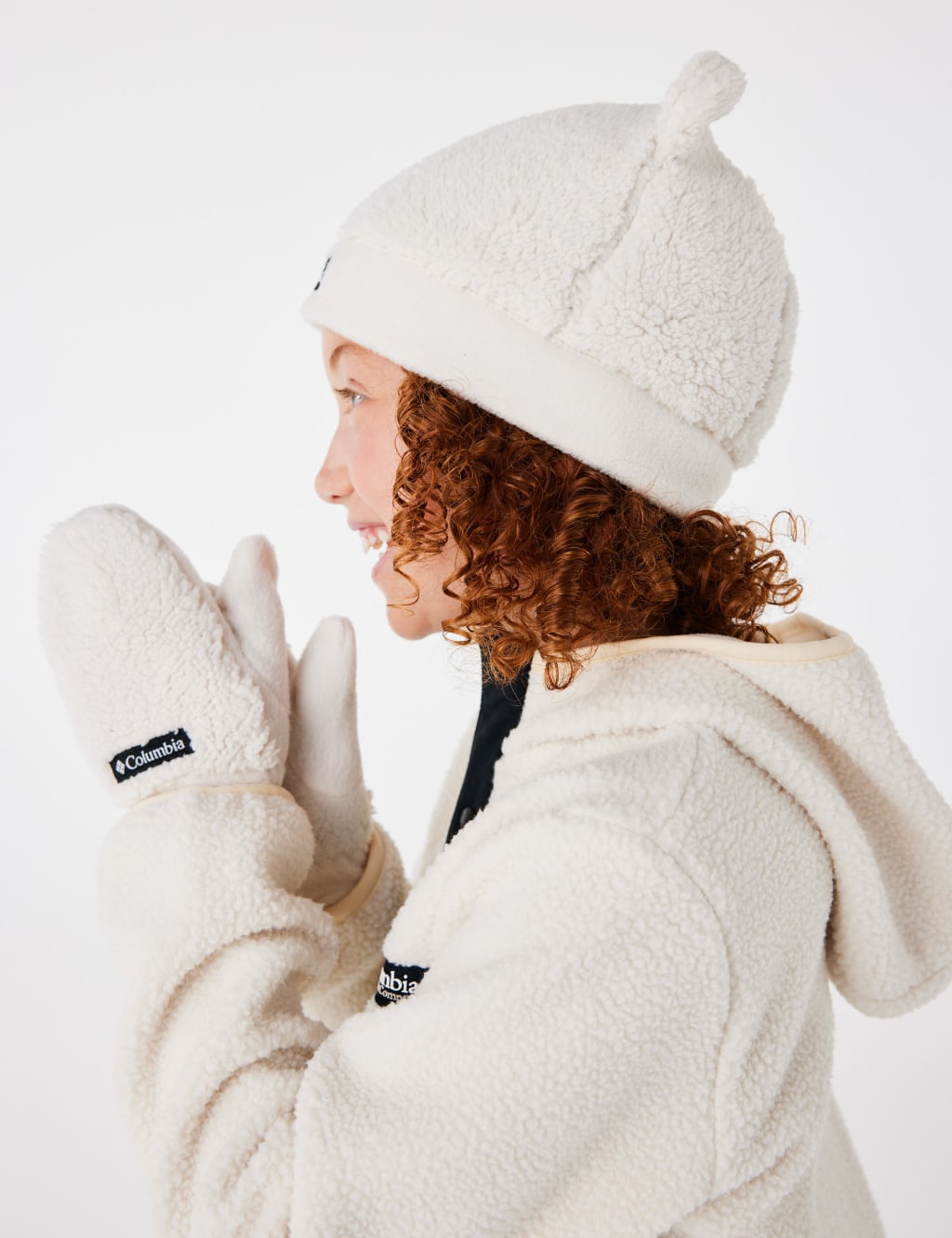 Kids Rugged Ridge Borg Hat and Mitten Set Columbia M S