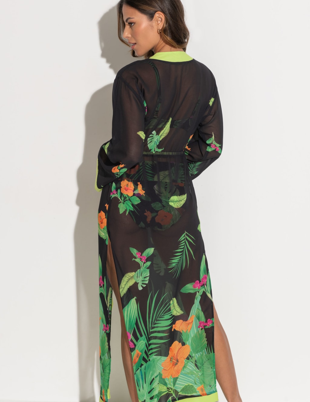 Floral maxi kimono outlet