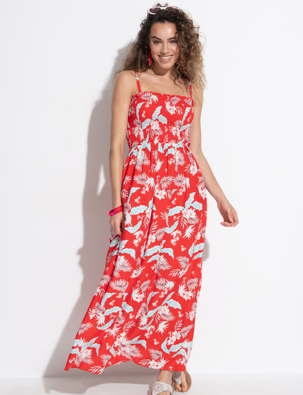 Strapless maxi beach dress clearance