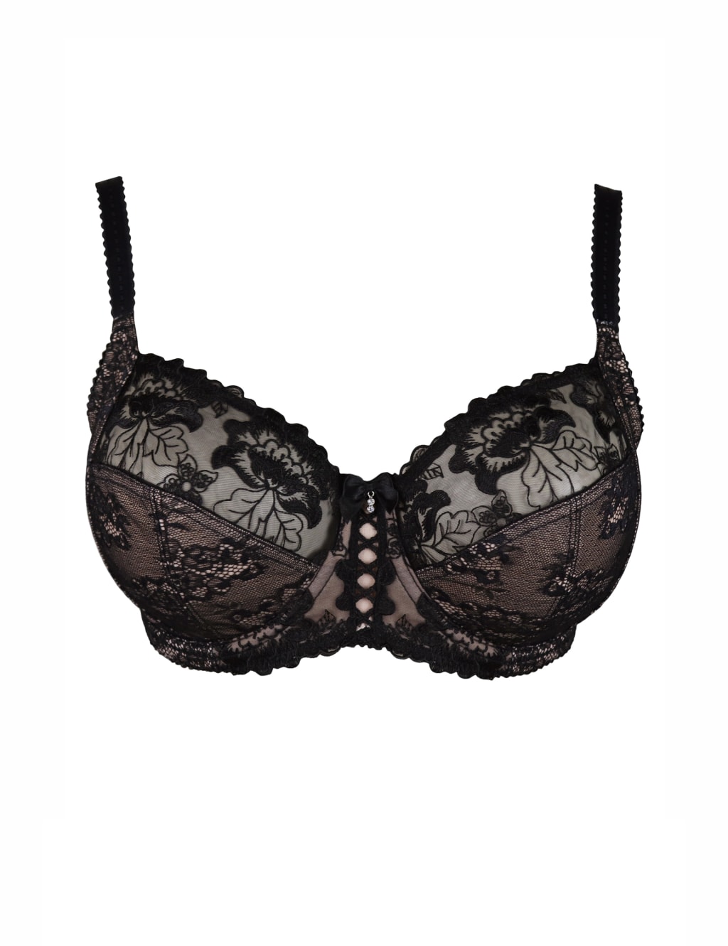 Sofia Lace Embroidered Side Support Bra (D-J) 2 of 6