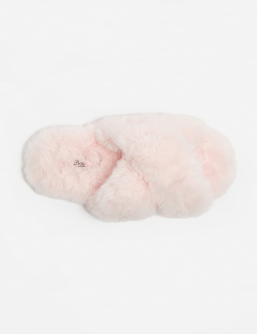 Faux Fur Crossover Slider Slippers 4 of 5