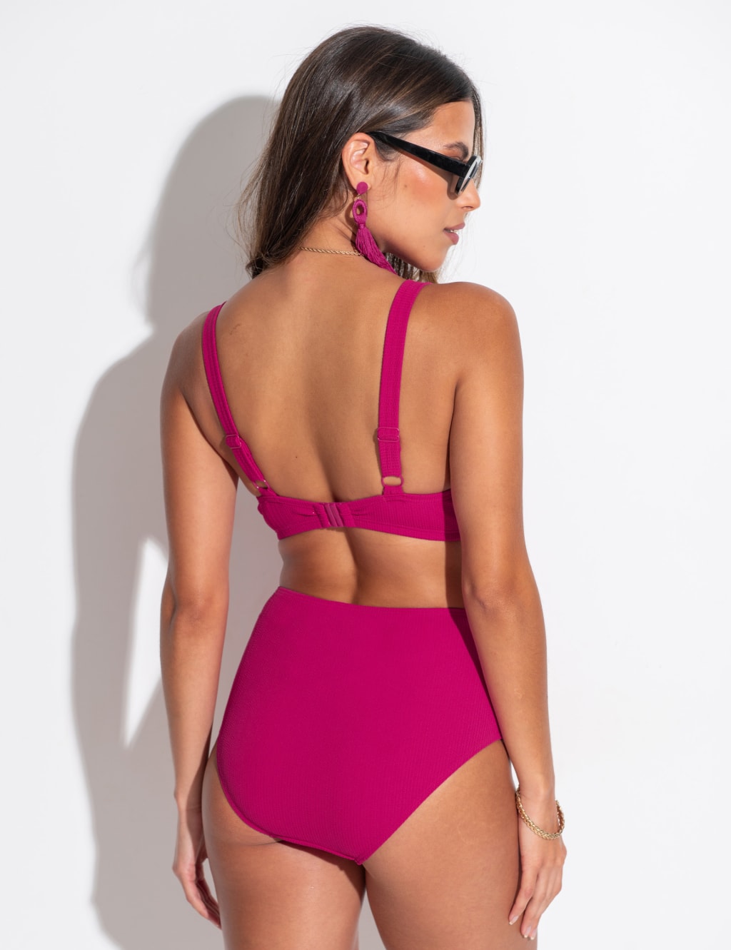 Cali Belted High Waisted Bikini Bottoms 4 of 5