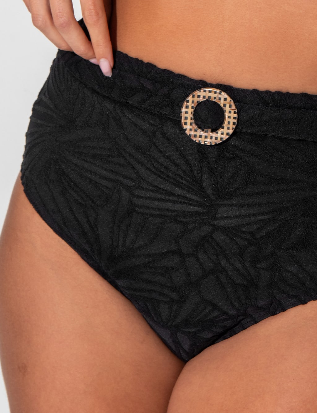 Ibiza High Waisted Bikini Bottoms 1 of 5