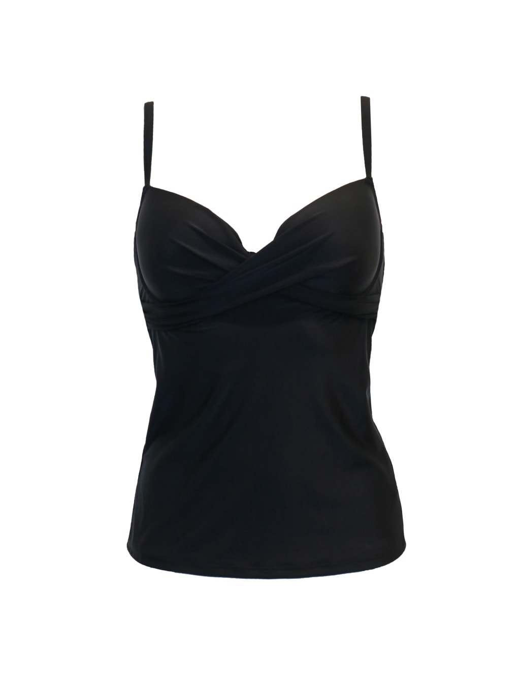 Free Spirit Wired Padded V-Neck Tankini Top 2 of 3