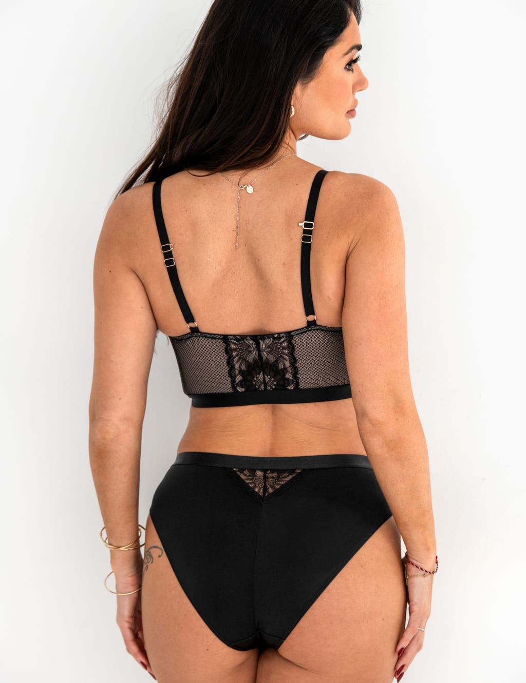 India Gatsby Lace Wired Bralette B-FF 4 of 9