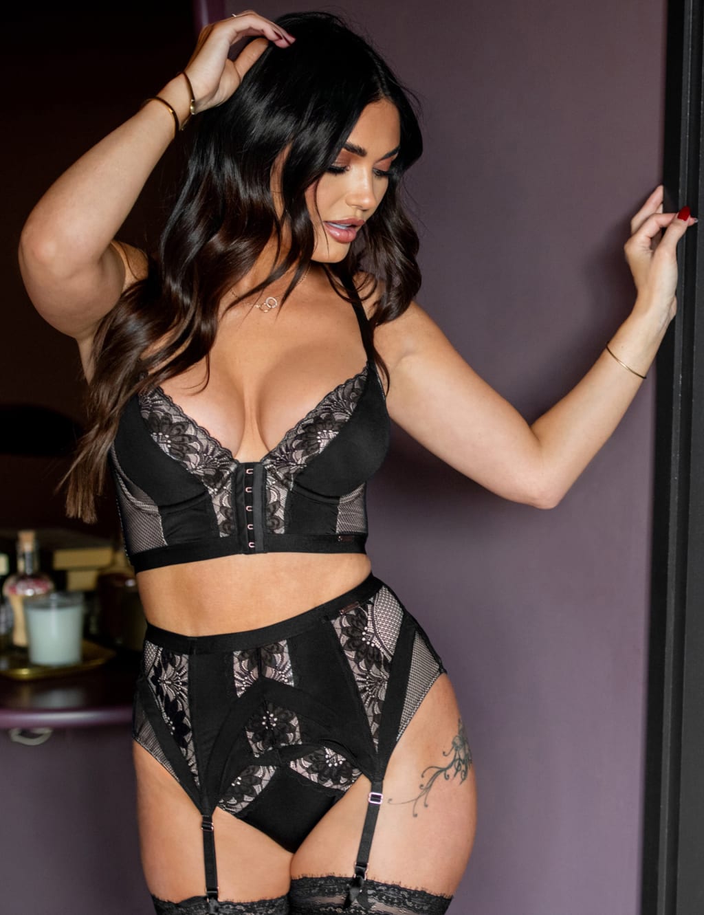 India Gatsby Lace Wired Bralette B-FF 9 of 9