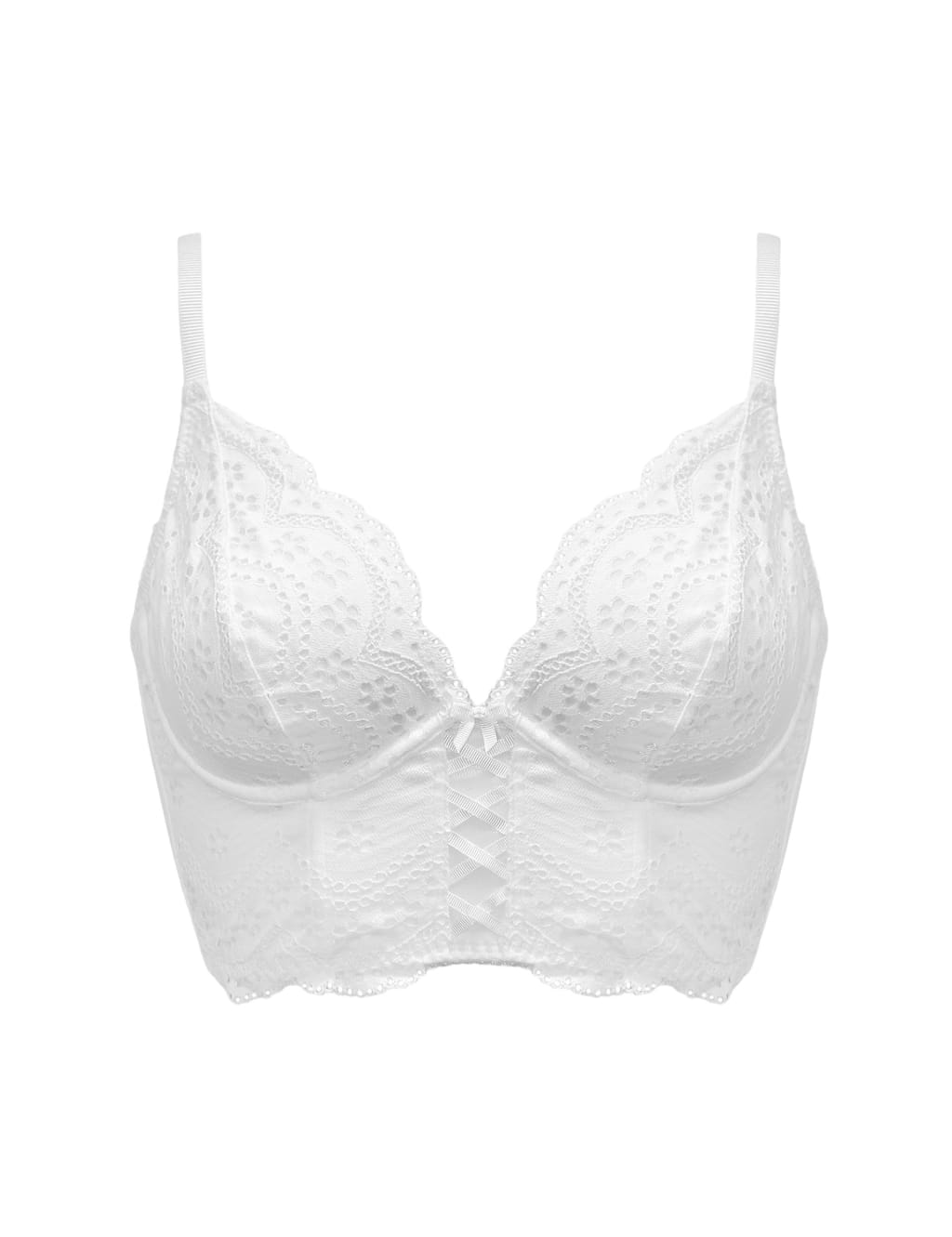 Swoon Embroidery Wired Bustier B-FF 2 of 6