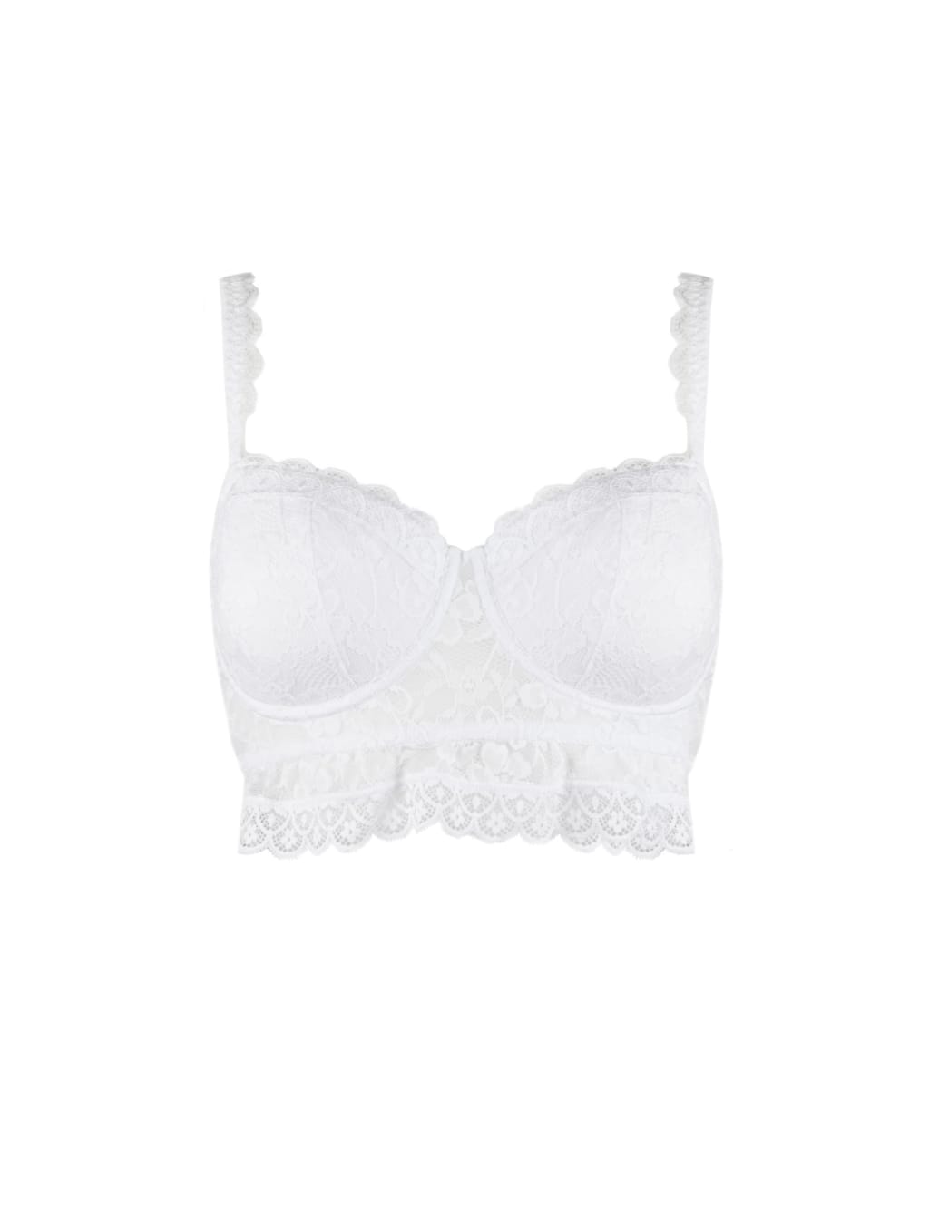 Rebel Lace Wired Longline Bra 2 of 5