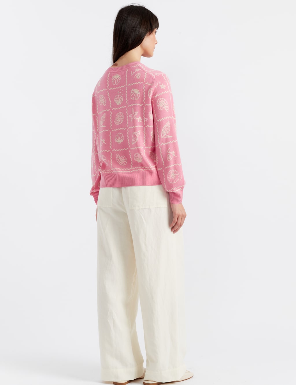 Cashmere Rich Shell Jumper with Wool 3 of 3