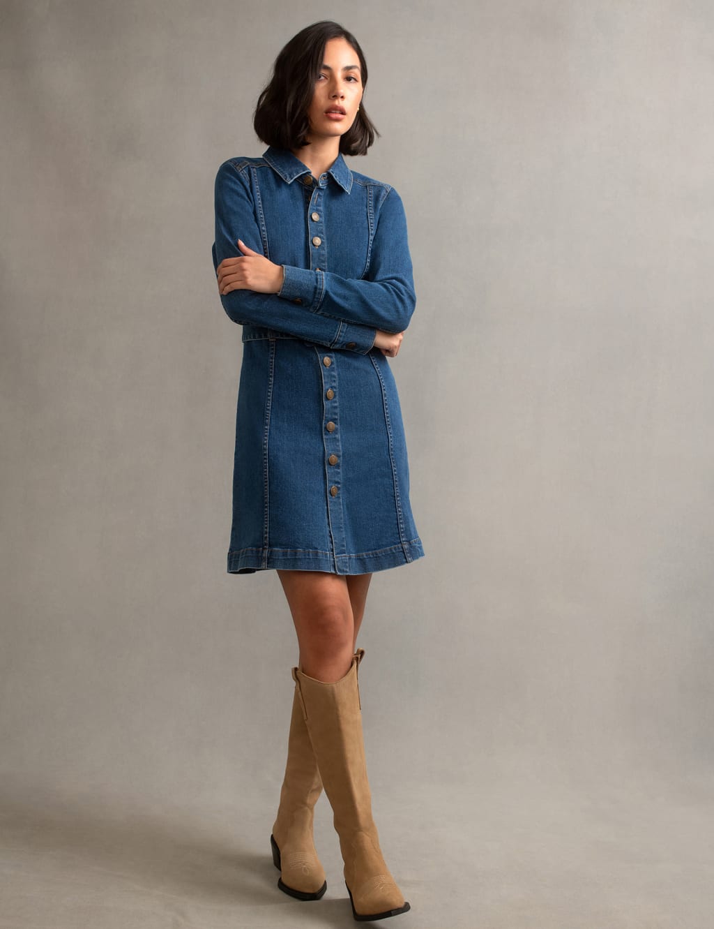 M&s denim shirt dress new arrivals