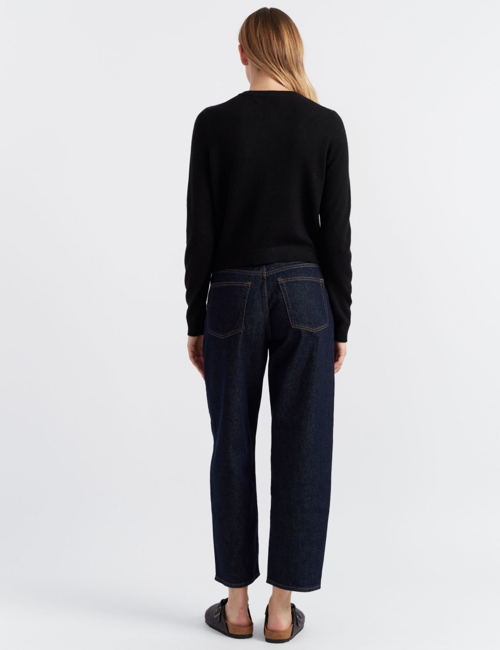 Pure Cashmere Button Front Slim Cropped Cardigan 2 of 2